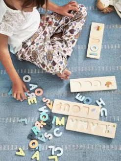 Puzzle Des Mots à Encastrer En Bois FSC® Multicolore - Vertbaudet -Périphériques Pour Enfants puzzle des mots a encastrer en bois fsc 4