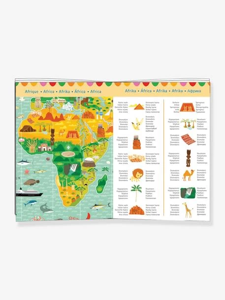 Puzzle D'observation 200 Pièces Tour Du Monde DJECO Vert - Djeco 2 Puzzle D'observation 200 Pièces Tour Du Monde DJECO Vert - Djeco – Image 2