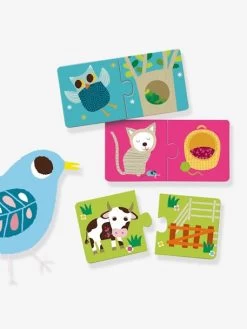 Puzzle Duo Habitat - DJECO Multicolore - Djeco -Périphériques Pour Enfants puzzle duo habitat djeco 3