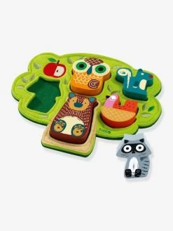 Puzzle Feutrine Oski - DJECO Vert - Djeco 5 Puzzle Feutrine Oski - DJECO Vert - Djeco -Périphériques Pour Enfants puzzle feutrine oski djeco 2