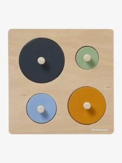 Puzzle Formes Rondes Animaux En Bois FSC® Multicolore - Vertbaudet -Périphériques Pour Enfants puzzle formes rondes animaux en bois fsc 3