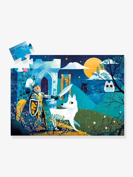 Puzzle Le Chevalier De La Pleine Lune 36 Pièces DJECO Bleu - Djeco 2 Puzzle Le Chevalier De La Pleine Lune 36 Pièces DJECO Bleu - Djeco – Image 2