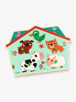 Puzzle Sonore Ouaf Woof - DJECO Bleu - Djeco -Périphériques Pour Enfants puzzle sonore ouaf woof djeco 2