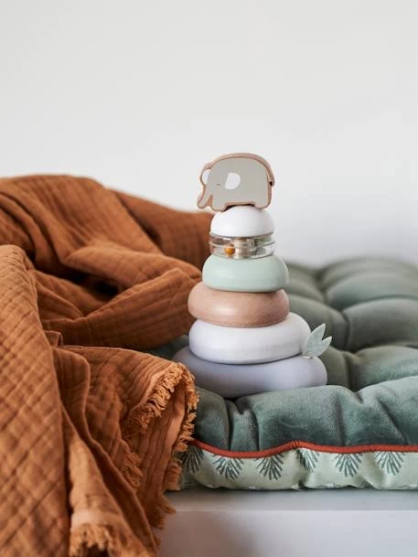 Pyramide à Empiler En Bois FSC® Rose - Vertbaudet 2 Pyramide à Empiler En Bois FSC® Rose - Vertbaudet – Image 2