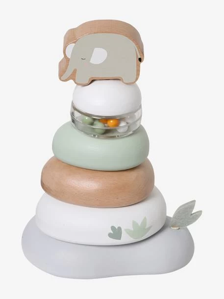 Pyramide à Empiler En Bois FSC® Rose - Vertbaudet 3 Pyramide à Empiler En Bois FSC® Rose - Vertbaudet – Image 3