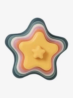 Pyramide D'étoiles à Empiler En Silicone Multicolor - Vertbaudet -Périphériques Pour Enfants pyramide detoiles a empiler en silicone 5