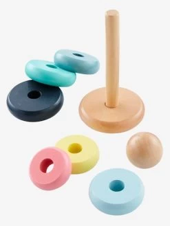 Pyramide D'éveil En Bois FSC® Multicolore - Vertbaudet -Périphériques Pour Enfants pyramide deveil en bois fsc 2