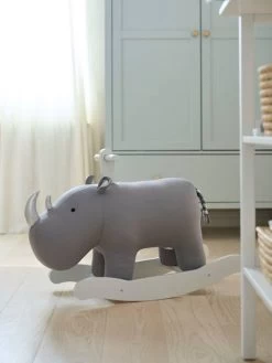 Rhinocéros à Bascule FSC® Gris - Vertbaudet -Périphériques Pour Enfants rhinoceros a bascule fsc 2