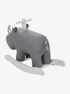 Rhinocéros à Bascule FSC® Gris - Vertbaudet -Périphériques Pour Enfants rhinoceros a bascule fsc 4