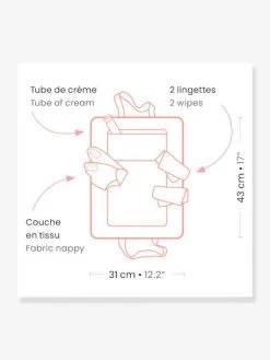 Sac à Langer - DJECO Rose - Djeco -Périphériques Pour Enfants sac a langer djeco 2