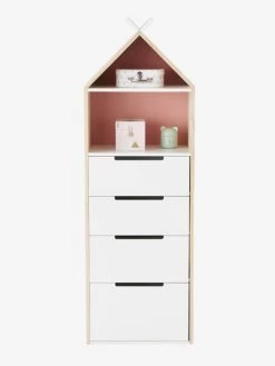 Semainier Fond Réversible Bleu Ou Rose LIGNE TIPILI Bleu Clair - Vertbaudet -Périphériques Pour Enfants semainier fond reversible bleu ou rose ligne tipili 3