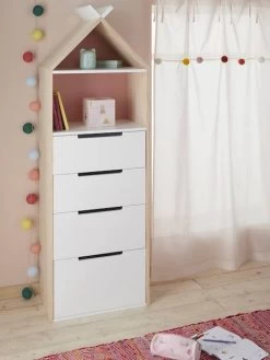 Semainier Fond Réversible Bleu Ou Rose LIGNE TIPILI Bleu Clair - Vertbaudet -Périphériques Pour Enfants semainier fond reversible bleu ou rose ligne tipili 4