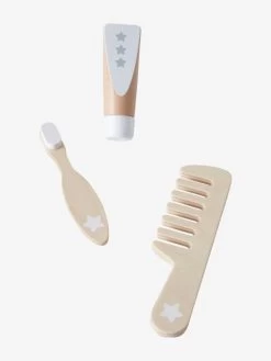 Set Accessoires Hygiène Poupon En Bois FSC® Blanc - Vertbaudet -Périphériques Pour Enfants set accessoires hygiene poupon en bois fsc 2