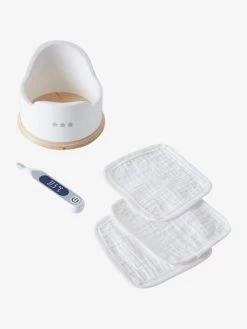 Set Accessoires Hygiène Poupon En Bois FSC® Blanc - Vertbaudet -Périphériques Pour Enfants set accessoires hygiene poupon en bois fsc 3