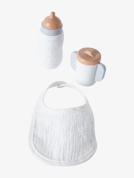 Set Accessoires Repas Poupon En Bois FSC® Blanc - Vertbaudet 4 Set Accessoires Repas Poupon En Bois FSC® Blanc - Vertbaudet – Image 4