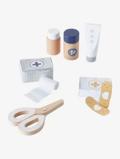Set Docteur Pour Poupon En Bois FSC® Blanc - Vertbaudet -Périphériques Pour Enfants set docteur pour poupon en bois fsc 4