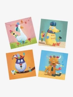 Stickers Créer Des Animaux DJECO Multicolore - Djeco -Périphériques Pour Enfants stickers creer des animaux djeco 3