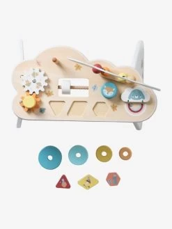 Table Basse D'activités Nuage Les Amis De La Forêt En Bois FSC® Blanc - Vertbaudet -Périphériques Pour Enfants table basse dactivites nuage les amis de la foret en bois fsc 3