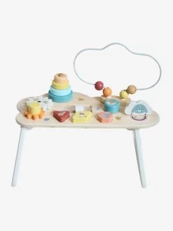Table Basse D'activités Nuage Les Amis De La Forêt En Bois FSC® Blanc - Vertbaudet -Périphériques Pour Enfants table basse dactivites nuage les amis de la foret en bois fsc 4