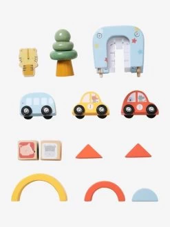 Table D'activités Circuit De Voitures En Bois FSC® Beige - Vertbaudet -Périphériques Pour Enfants table dactivites circuit de voitures en bois fsc 5