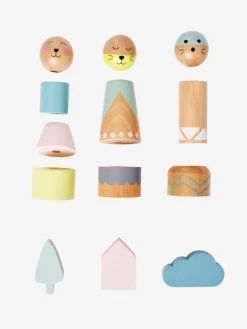 Table D'activités Petits Sioux En Bois FSC® Multicolore - Vertbaudet -Périphériques Pour Enfants table dactivites petits sioux en bois fsc 3