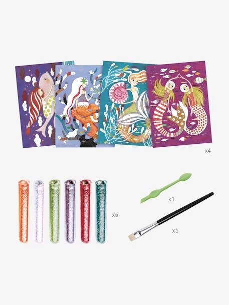 Tableaux à Pailleter - La Lumière Des Sirènes DJECO Multicolore - Djeco 3 Tableaux à Pailleter - La Lumière Des Sirènes DJECO Multicolore - Djeco – Image 3