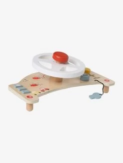 Tablette Volant De Voiture En Bois FSC® Beige - Vertbaudet -Périphériques Pour Enfants tablette volant de voiture en bois fsc 2