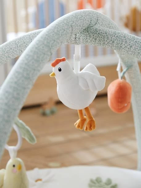 Tapis D'éveil Avec Arches En Coton Nid D'abeille LOVELY FARM Lovely Farm - Multicolore - Vertbaudet 2 Tapis D'éveil Avec Arches En Coton Nid D'abeille LOVELY FARM Lovely Farm - Multicolore - Vertbaudet – Image 2