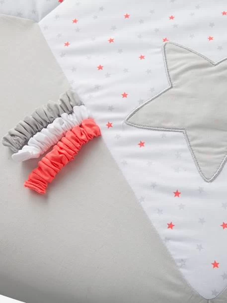 Tapis D'éveil Pluie D'étoiles Blanc Imprimé - Vertbaudet 6 Tapis D'éveil Pluie D'étoiles Blanc Imprimé - Vertbaudet – Image 6