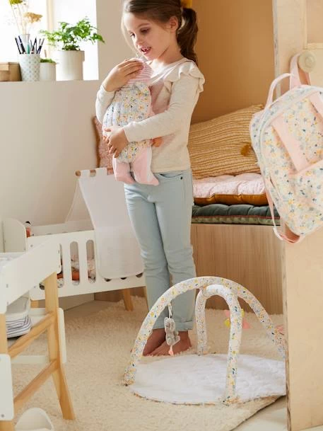 Tapis D'éveil Pour Poupon En Gaze De Coton Rose - Vertbaudet 2 Tapis D'éveil Pour Poupon En Gaze De Coton Rose - Vertbaudet – Image 2