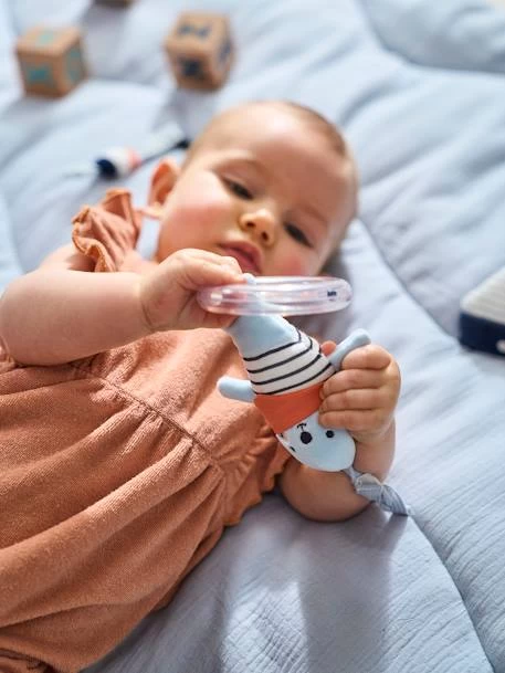 Tapis D'éveil Souple Sans Arche LEON SUR LE PONTON Bleu - Vertbaudet 2 Tapis D'éveil Souple Sans Arche LEON SUR LE PONTON Bleu - Vertbaudet – Image 2