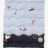 Tapis D'éveil Souple Sans Arche LEON SUR LE PONTON Bleu - Vertbaudet