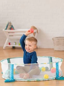 Tapis D'éveil Transformable En Aire à Balles Infantino Vert - Infantino -Périphériques Pour Enfants tapis deveil transformable en aire a balles infantino 3