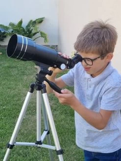 Télescope Lunaire 30 Activités - BUKI Noir - Buki -Périphériques Pour Enfants telescope lunaire 30 activites buki 2