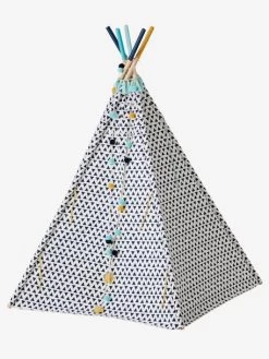 Tipi Réversible Sioux Blanc - Vertbaudet -Périphériques Pour Enfants tipi reversible sioux 4