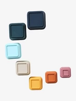 Tour De Cubes En Silicone Multicolor - Vertbaudet -Périphériques Pour Enfants tour de cubes en silicone 4