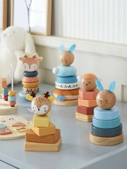 Trio De Tours à Empiler En Bois FSC® Bois - Vertbaudet -Périphériques Pour Enfants trio de tours a empiler en bois fsc 4