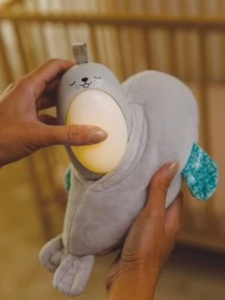 Veilleuse Bébé Otarie Douce Nuit 3 En 1 - INFANTINO Gris - Infantino -Périphériques Pour Enfants veilleuse bebe otarie douce nuit 3 en 1 infantino 3