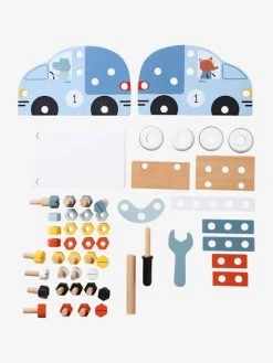 Voiture à Construire Et à Bricoler En Bois FSC® Gris - Vertbaudet -Périphériques Pour Enfants voiture a construire et a bricoler en bois fsc 2